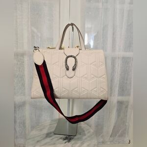 Gucci Dionysus Matelassé Tote Bag (EUC, Web Strap, Pre-authenticated)